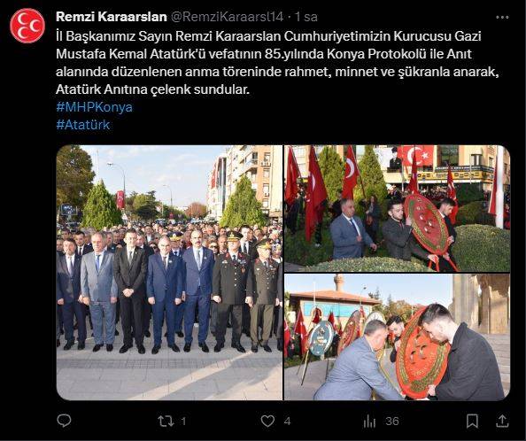 Konya'da 10 Kasım mesajları 7